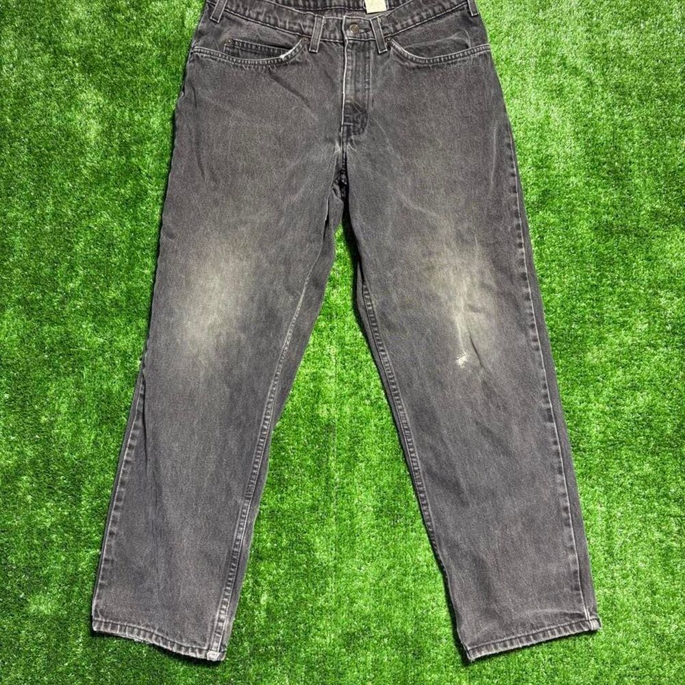 Levi-s Men's Black and Grey Jeans